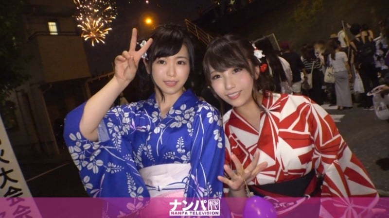 200GANA-1824 - [Pertunjukan kembang api, pengambilan yukata!  - ] Duo Gadis Yukata Payudara Cantik!  - Minum alkohol, mabuk, dan banyak muncrat!  - Yu